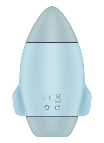Stimulateur de clitoris violet vibration et air pulsé USB vert Mission control Satisfyer - CC597853